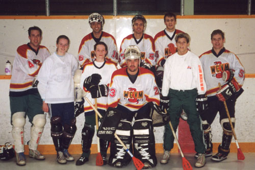 Broomball team photo